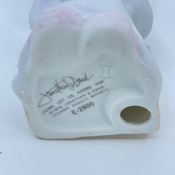 precious moments "come let us adore him" nativity set 9 piece set 1979 - Picture 9 of 11